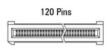 EC.8 düz, 120 pimli